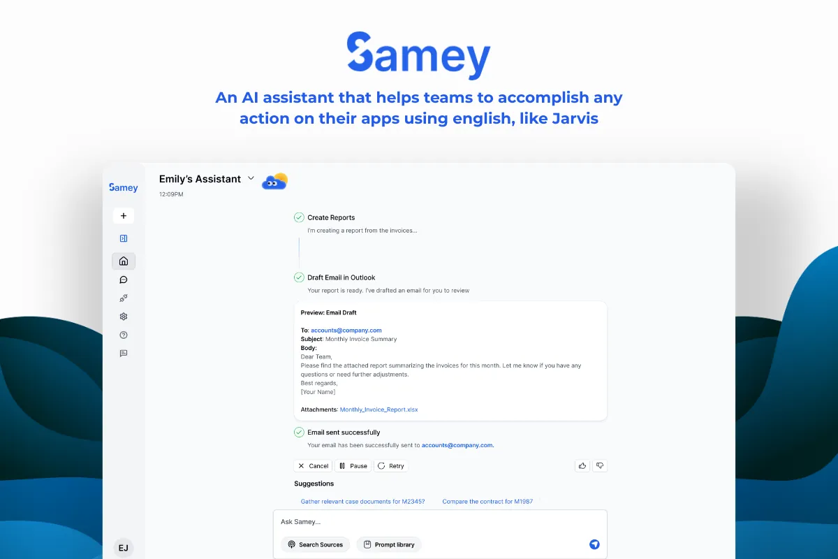 Samey AI – 24/7 AI Assistant for Legal and Accounting Teams